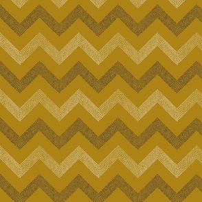 brown tone on tone dotted zigzag | medium