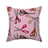 Scissors on Pink - Crafts and Sewing