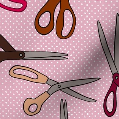 Scissors on Pink - Crafts and Sewing