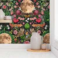 MoonSplashed Garden in the Hidden Hedgerows (large scale)  