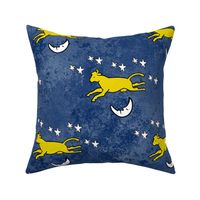 XLarge Scale Goodnight Moon Children's Storybook Cow Jumping Over The Moon Starry Skies Coordinate