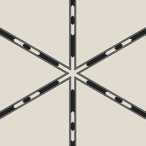 Geometric Textured Arrow Diamond Tribal Large Pattern Digital Art Earthtone Neutral 