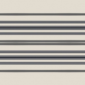 XL Railroaded Neutral Stripes on Beige