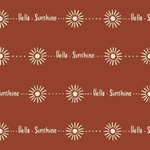 Hello Sunshine // Nutmeg Brown // Boho Nursery 