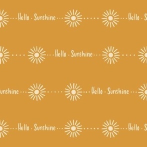 Hello Sunshine // Marigold & Almond //  Cheerful Yellow Suns