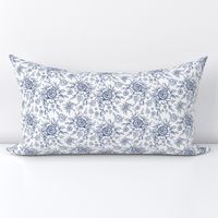 Sweetbriar Silhouette (White & Navy)