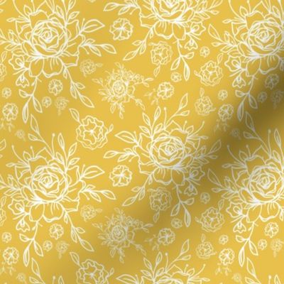 Sweetbriar Silhouette (Yellow & White)