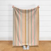 Soft, dusty boho stripes in vintage tones - perfect for baby clothing / nursery / home decor / baby quilt blanket / kids clothes