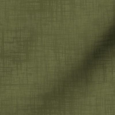 Faux Linen Textured Solid Moss