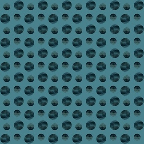 wave dots turquoise