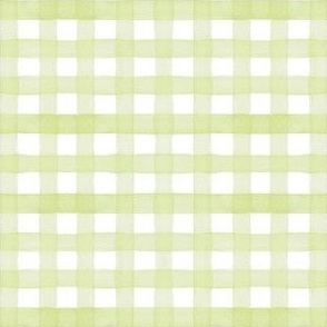 simple green gingham