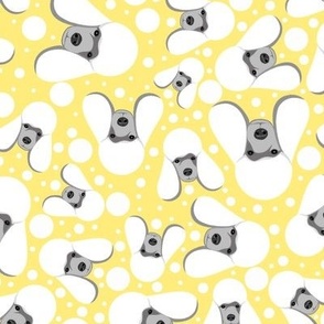 Poodles & Dots Yellow