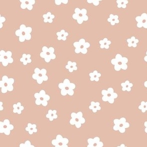 Flowers dusty pink, floral nude pink, cute florals mauve dainty flower