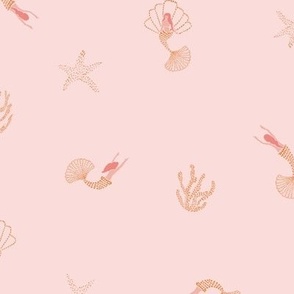 SMALL Simple mermaids_ cotton candy pink