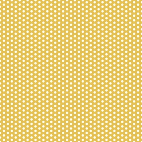 Medium Polka Dot (Yellow & White)
