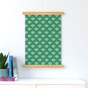 Green Geometric Flourish