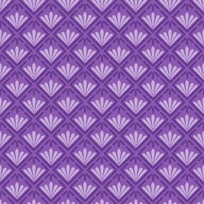 Purple Geometric Flourish