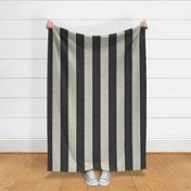 Prison stripe charcoal gray vertical 24 x 24