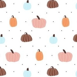 Cute pumpkins patch