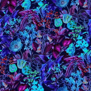 Midnighit Floral Pattern