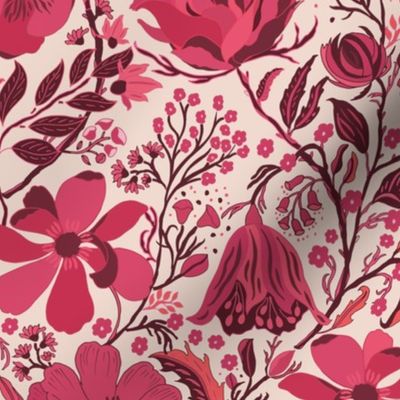Victorian Floral Pink