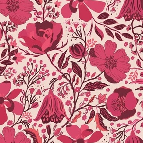 Victorian Floral Pink