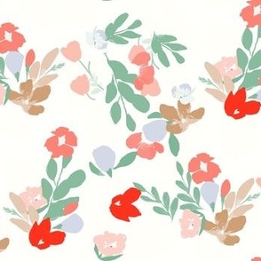 Cute floral bright pattern  