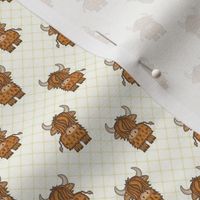 Small Scale Scottish Highland Cows on Ivory