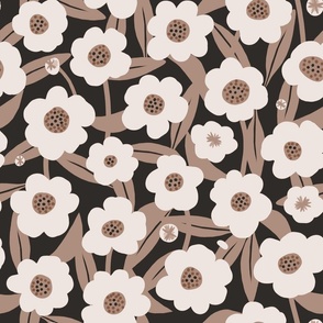 simple_flowers_camel_beige