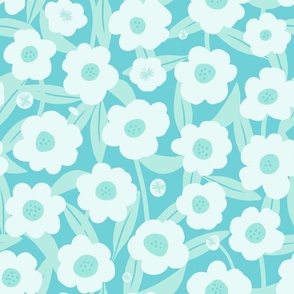 simple_flowers_aqua_teal