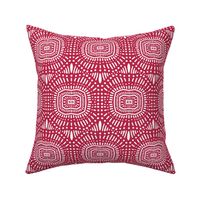 Boho Dotted Doily Crochet Viva Magenta