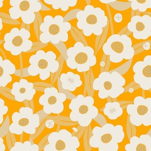 simple_flowers_marigold_honeycomb