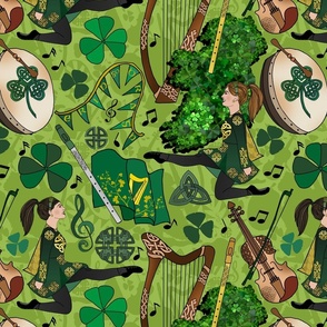 Erin Go Bragh  (apple green large scale) 