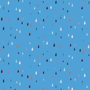 Candy Raindrops Blue (medium)