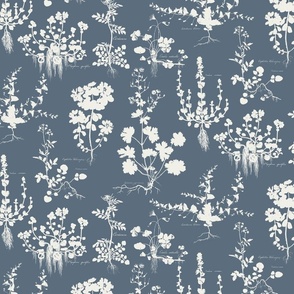 BOTANICAL SILHOUETTES - VERSION 1 - LINEN ON DISTANCE SW6249
