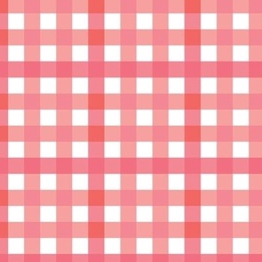 Pink Plaid bright - 1/2 inch