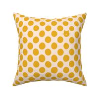 Kit-a-boo polka dots (18") - yellow, cream (ST2023KAB)