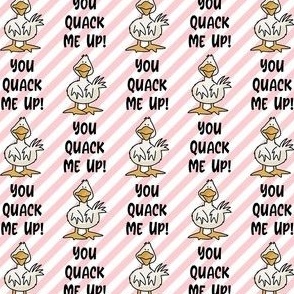Small-Medium Scale You Quack Me Up Silly Ducks Soft Pink