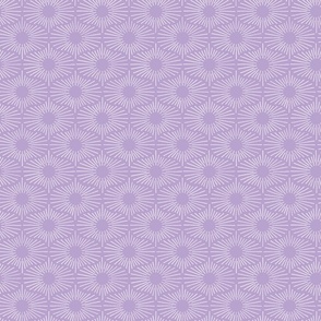 Art Deco Sunshine - Purple (Small Scale)
