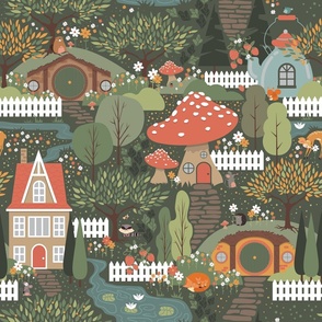 Whimsical Woodland Village