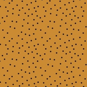 Small mustard polka dots