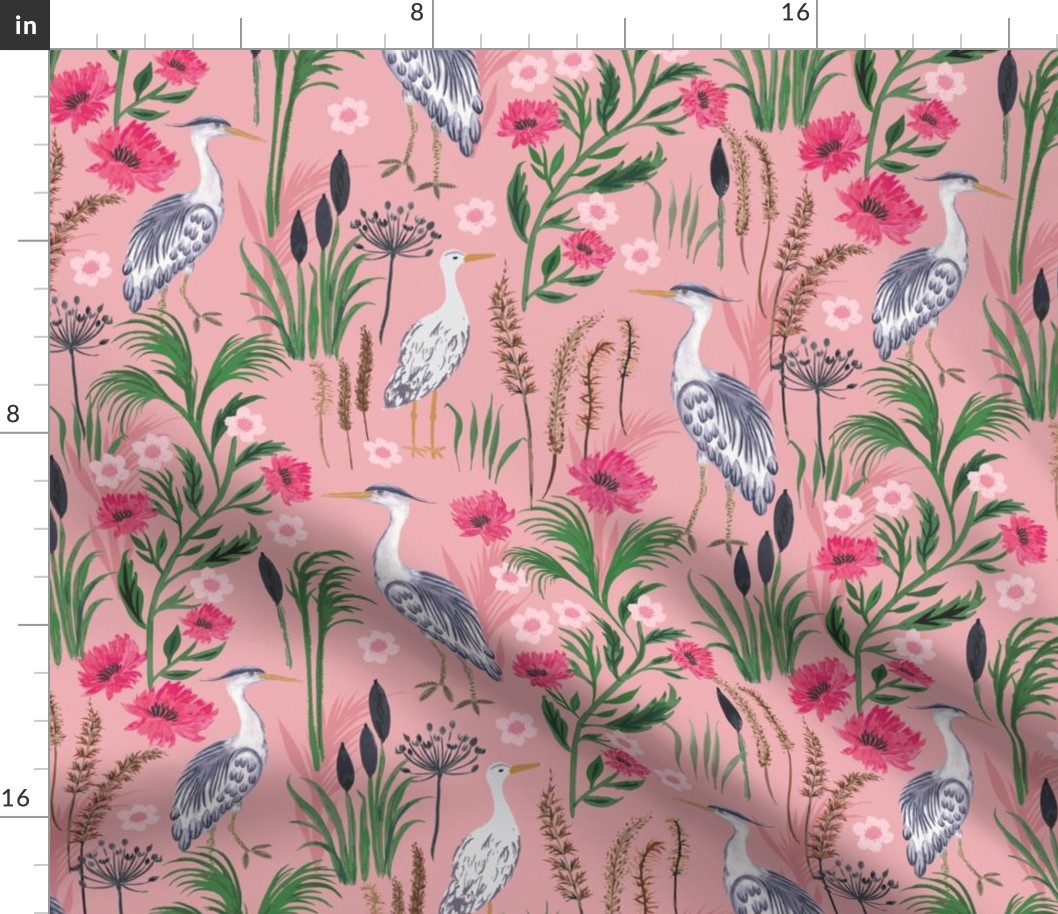 Heron French Country Pink