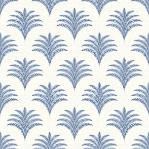 little palm fans/textured light blue