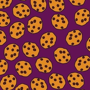 cookie print on plum repeat