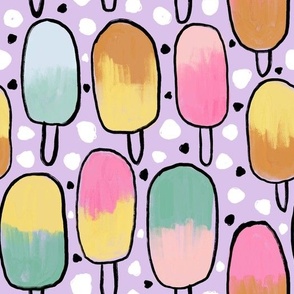 Pastel Popsicles Ice Cream