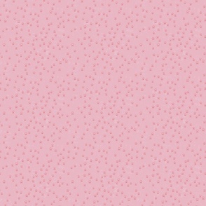 Cat pawprints blush pink on light pink background // pet room // kids room // nursery (small)