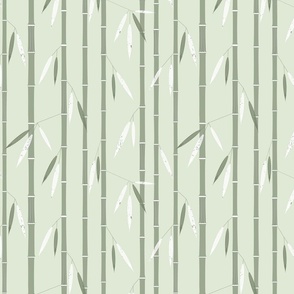 (M) Bamboo forest neutral green colors