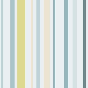 Multicoloured Stripes DuckEgg Background