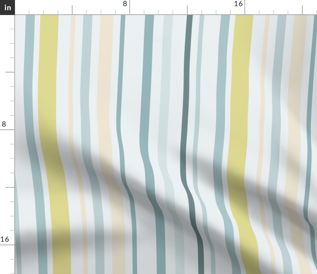 Multicoloured Stripes DuckEgg Background