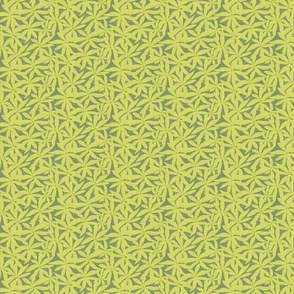 Floral plants in Lemon Lime | Pastel Comforts | Ditsy Scale ©designsbyroochita